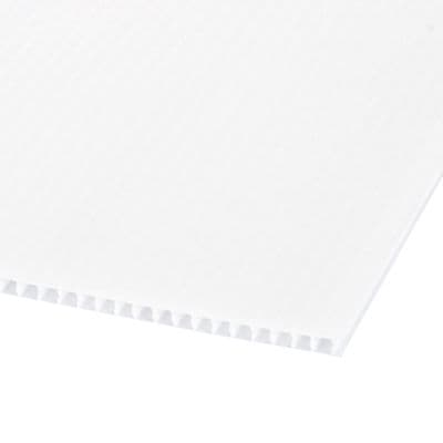 แผ่นฟิวเจอร์บอร์ด หนา 3 มม. PLANGO ขนาด 65 x 80 ซม. สีขาว