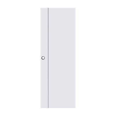 ประตู UPVC ECO DOOR รุ่น X1 ขนาด 70 x 200 ซม. สีขาว (เจาะลูกบิด)