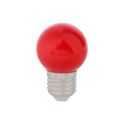 หลอดไฟ LED 1 วัตต์ สีแดง LUZINO รุ่น SKG45CBR-1W G45 E27 (แพ็ค 2 หลอด)