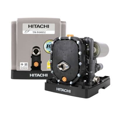 ปั๊มน้ำอัตโนมัติแรงดันคงที่ (เสียงเงียบ) HITACHI รุ่น TM-P600XX2 กำลัง 600 วัตต์ สีเทา